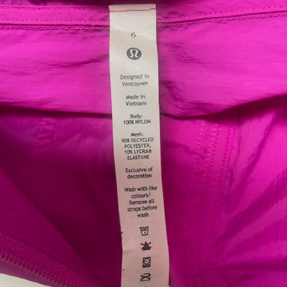 EUC Lululemon Hood Lite Packable Hooded Jacket Belt Bag - Picture 8 of 15